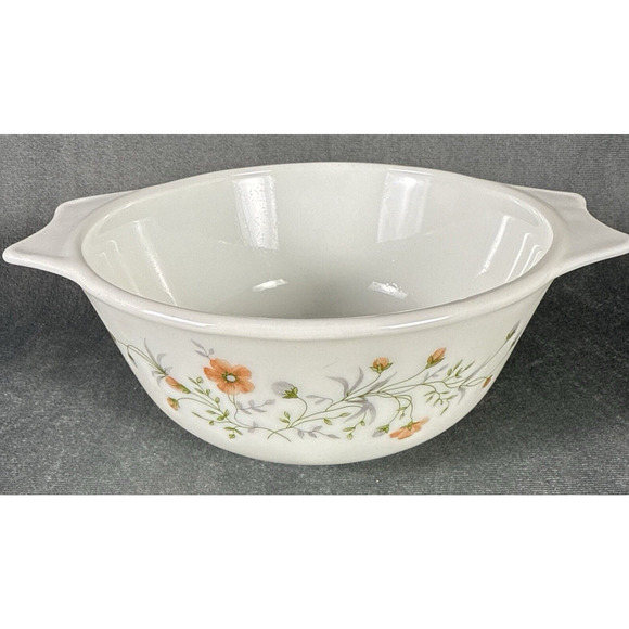 Vintage Pyrex Emily Spring Garden Casserole Dish 1 Quart England No‎ Lid - Picture 1 of 11